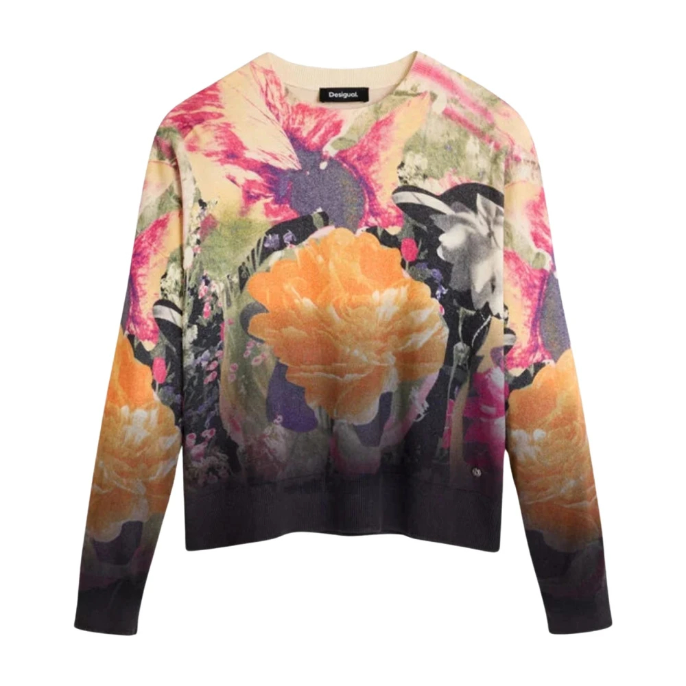 Desigual Damen Schwarz Bedruckter Lacroix-Pullover, M - Bild 8