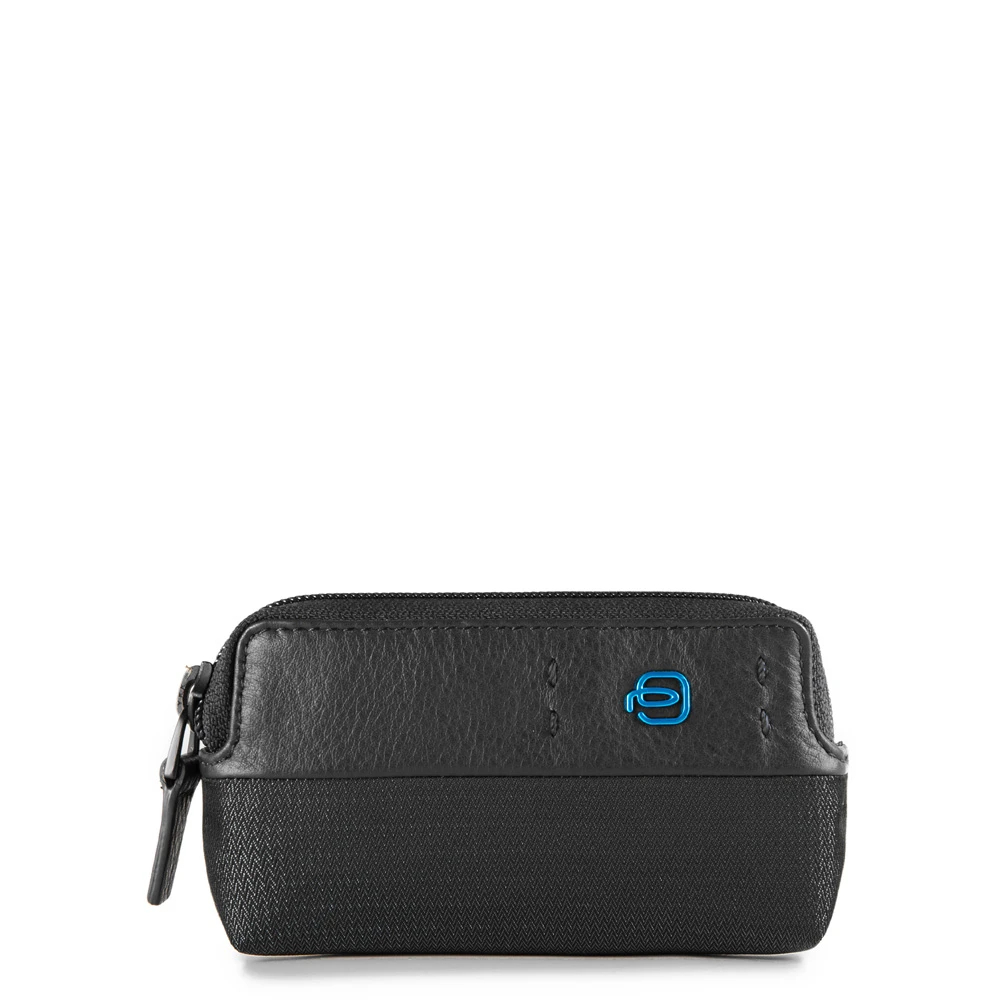 Piquadro Unisex Schwarz - Schlüsselmäppchen Mit Zwei Ringen - Accessories - K - One Size