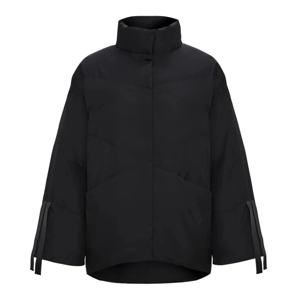 Cesare Gaspari Damen Schwarz - Oversized Steppjacke - Jackets - K - L