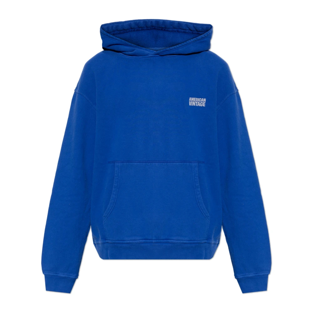 American Vintage Herren Blau - Plizzy Hoodie - Sweatshirts & Hoodies - Xl