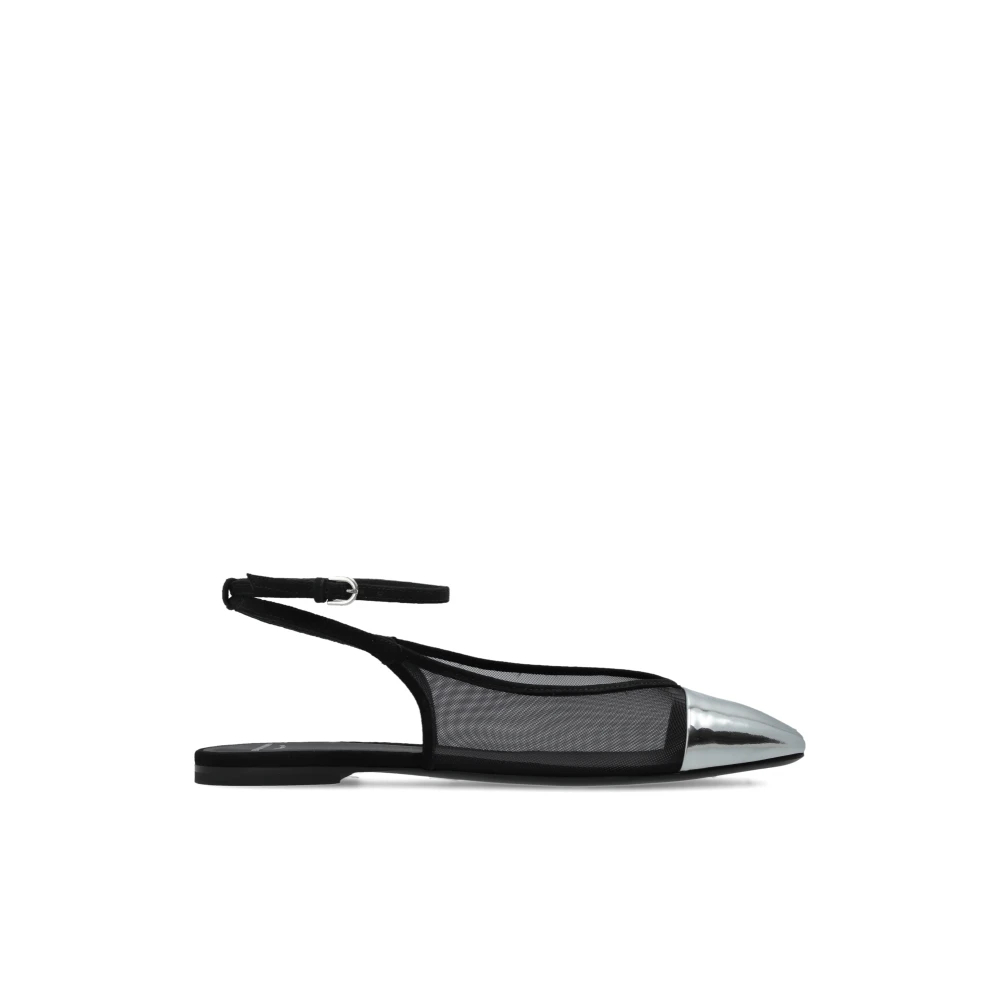 Emporio Armani Damen Schwarz - Slingback Ballerinas - Shoes - K - 38 Eu