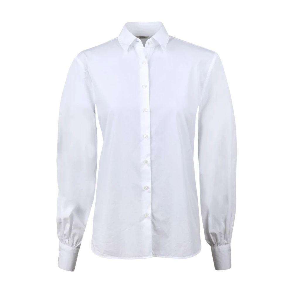 Hemden Stenströms Damen Weiss Classic Fit Bluse Einfarbig - Bild 3