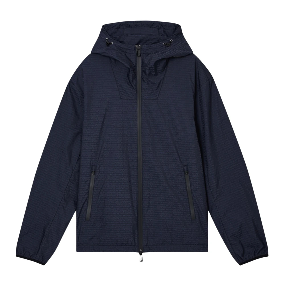 Emporio Armani Herren Blau - Nylon Bomberjacke - Jackets - Xl