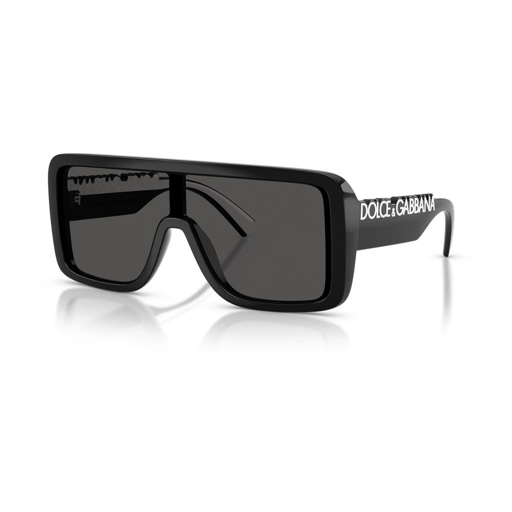 Dolce & Gabbana Unisex Schwarz - Shield Sonnenbrille - Accessories - K - 34 Mm