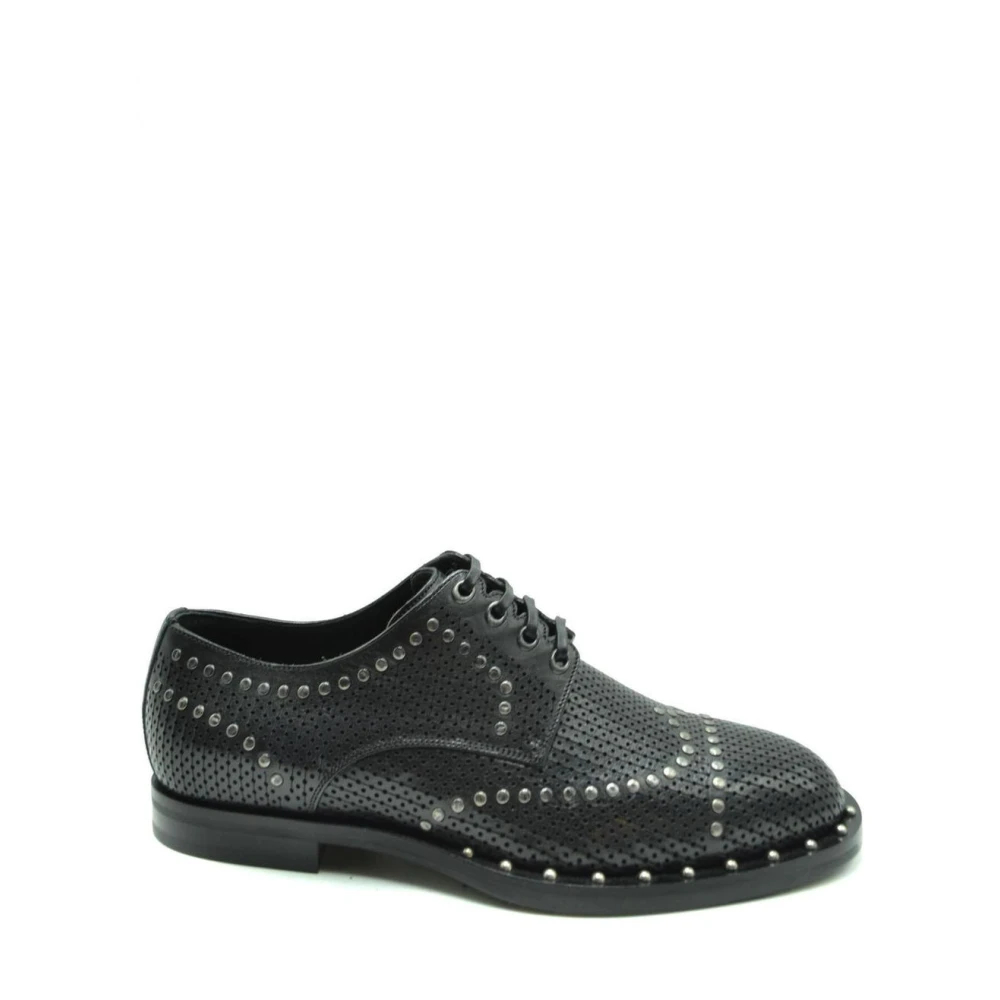 Dolce & Gabbana Herren Schwarz - Business Schnürschuhe - Shoes - K - 40 Eu