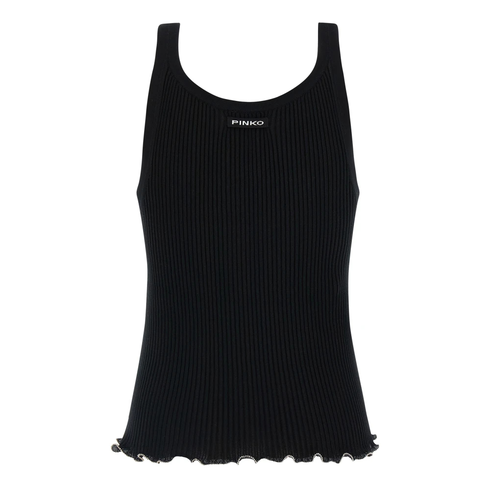 Pinko - Mulinello Stricktop - Tops - Damen - Schwarzk - S