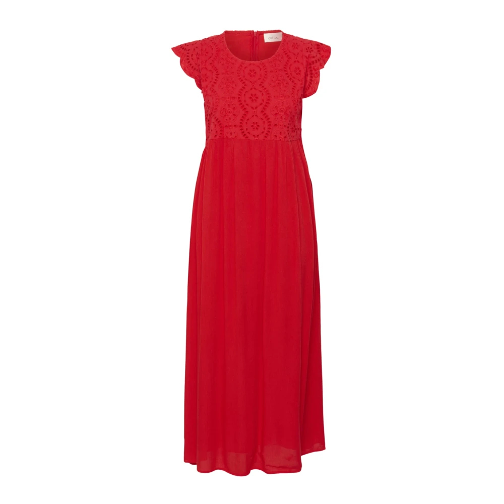 Cream Damen Rot - Maxi Kleid - Dresses - Xs