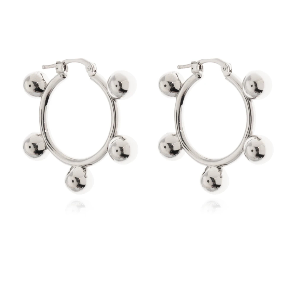 Jil Sander Damen Grau - Messing Ohrringe - Accessories - One Size
