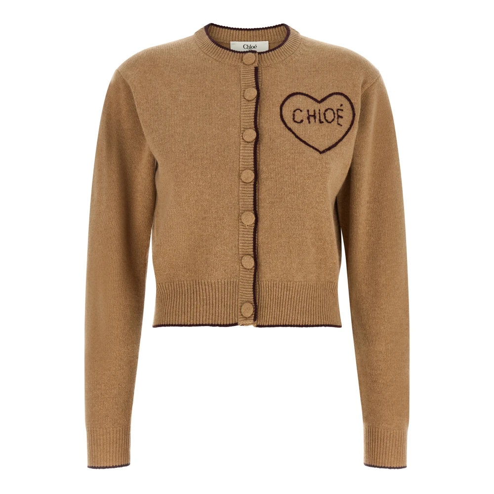 Chloé , Damen, Strickwaren, Braun, S - Bild 6