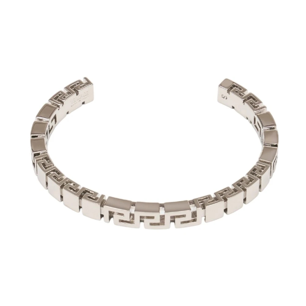 Versace Herren Grau - Greca Armreif - Accessories - S