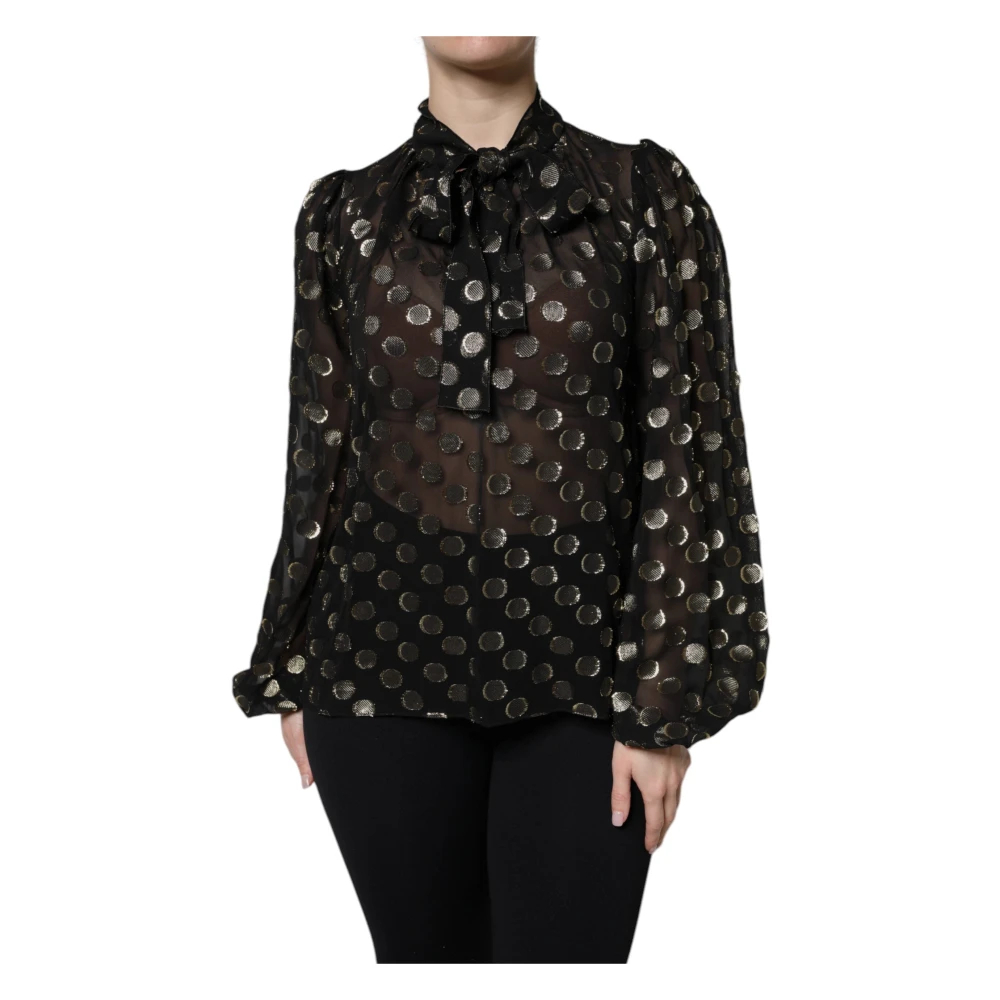 Dolce & Gabbana Damen Schwarz - Langärmlige Bluse - Blouses & Shirts - K -Xs