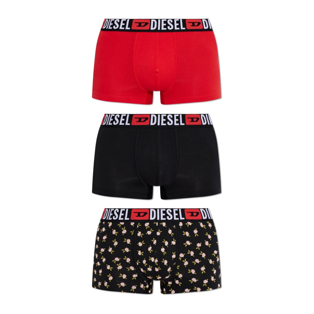 Diesel Herren Multicolor - Dreierpack Boxershorts - Underwear - Mehrfarbig - M