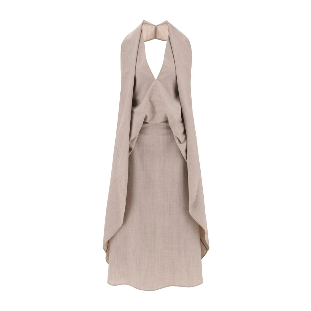 Fendi Damen Beige - Midi-Kleid - Dresses - S