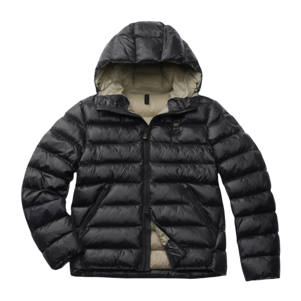 Blauer Herren Schwarz Steppjacke Adams, Gr. M - Image 4