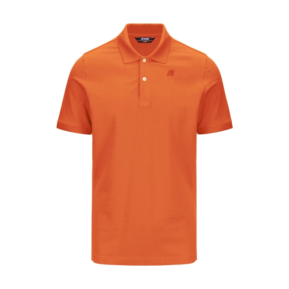 K-Way Herren Orange - Amedee Pique Polo - Tops - S
