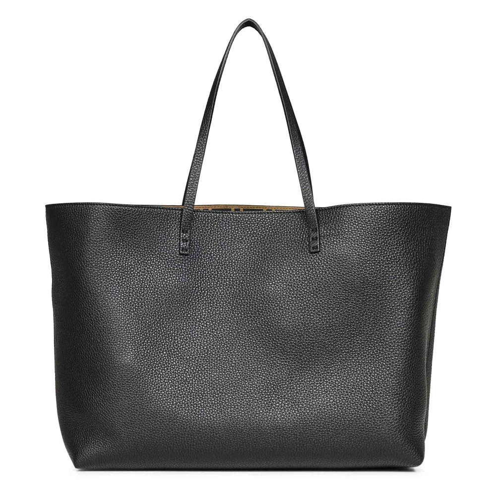 Fendi - Medium Shopper Tote Bag - Bags - Damen - Schwarzk - One Size - Bild 3