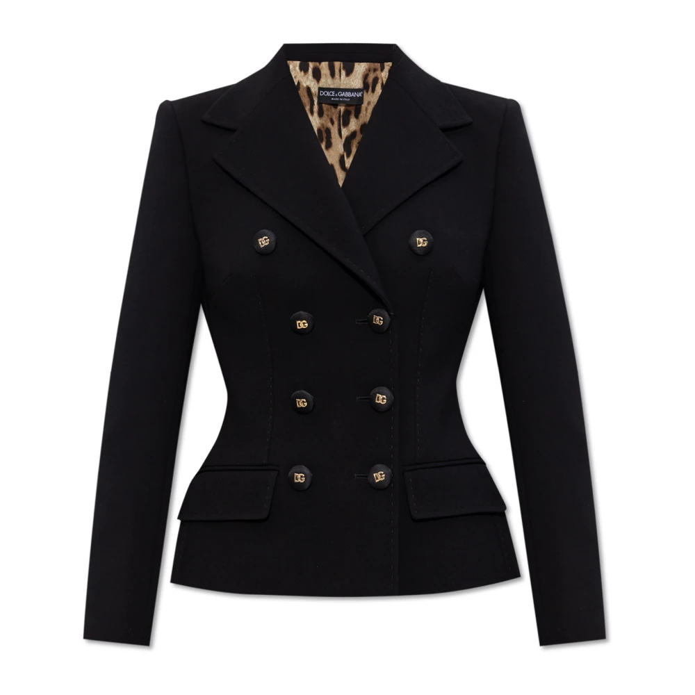 Dolce & Gabbana Damen Schwarz - Doppelreihiger Blazer - Jackets - K -S