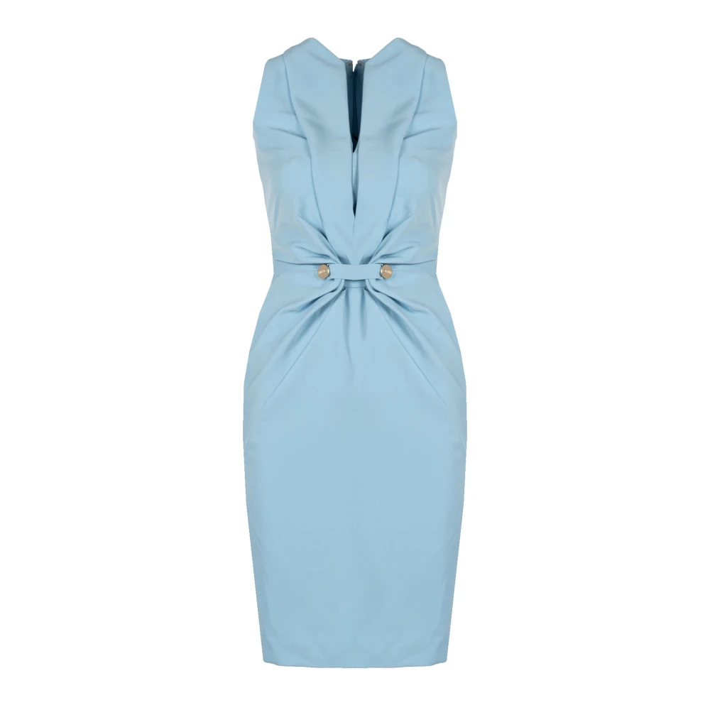 Liu Jo Damen Blau - Elegantes Ärmelloses Kleid - Dresses - S