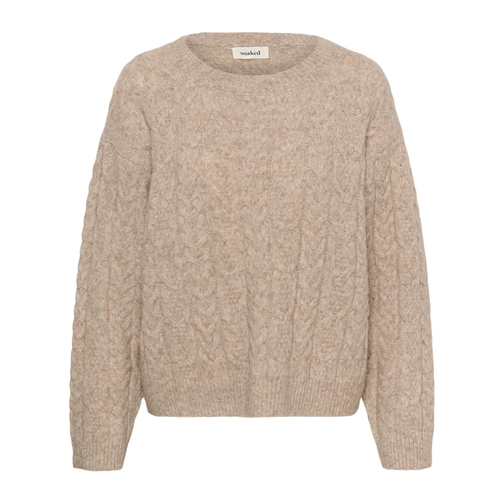 Soaked In Luxury , Damen, Strickwaren, Beige, M - Bild 5