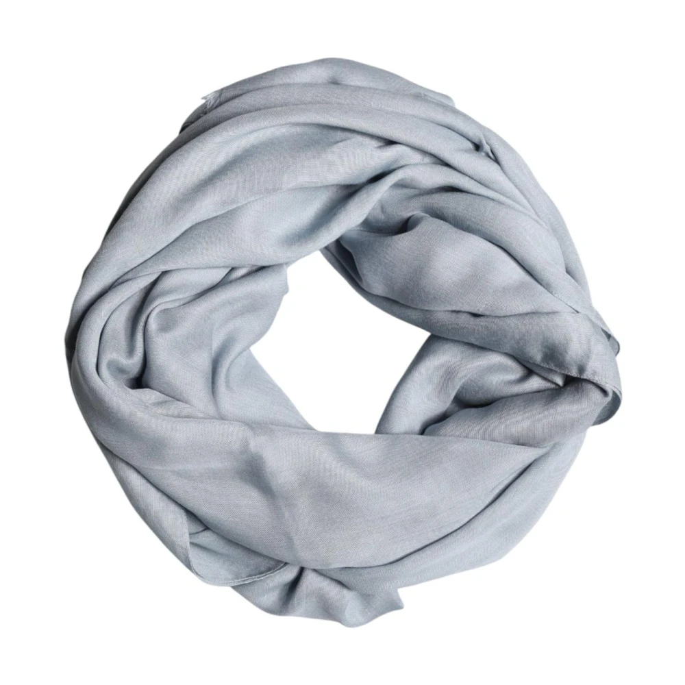 Dolce & Gabbana Damen Blau Light Blue Cashmere Strickschal Einheitsgröße - Bild 3