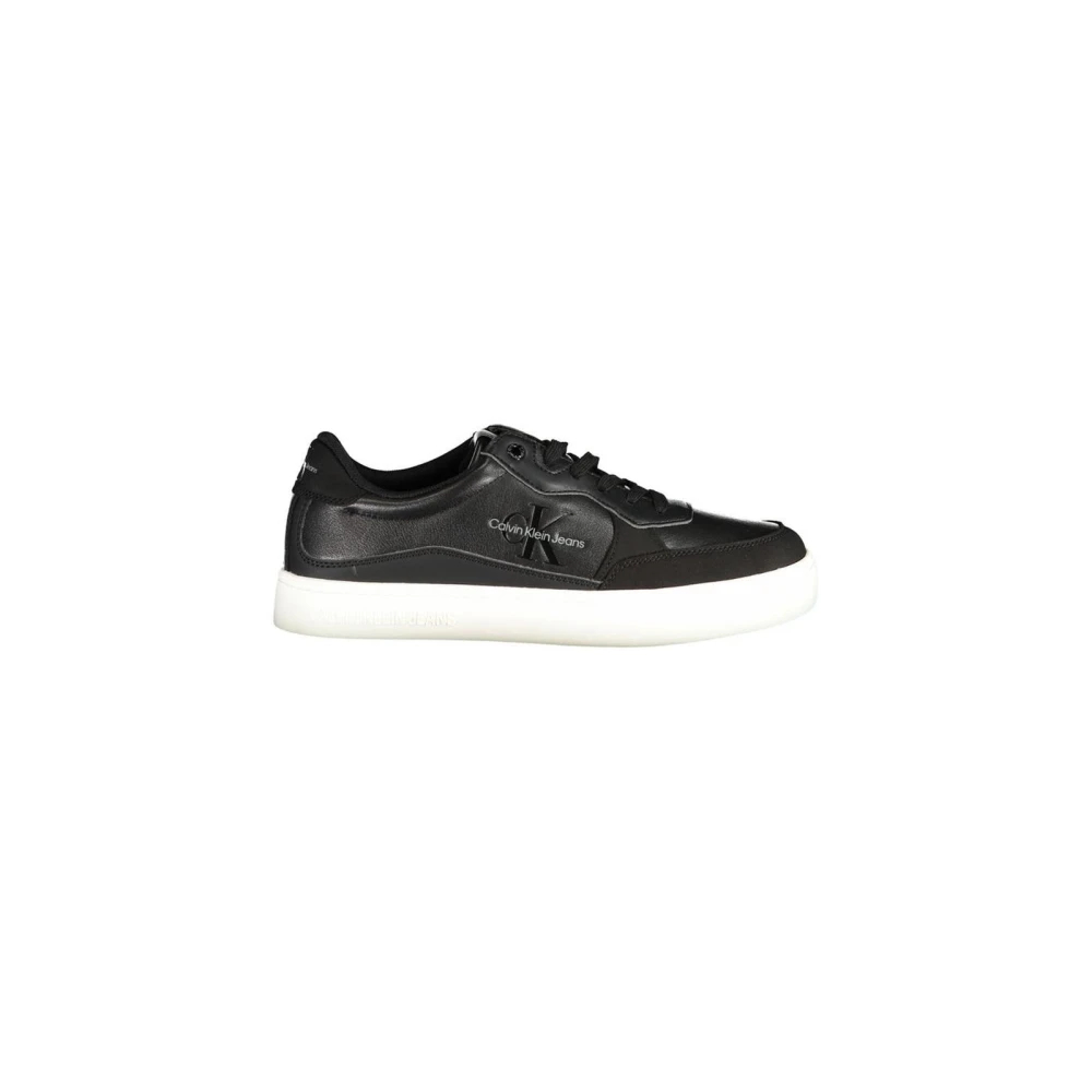 Calvin Klein, Herren, Sneakers, Nero Polyurethane Men Sneaker, Schwarz, (40) - Bild 4