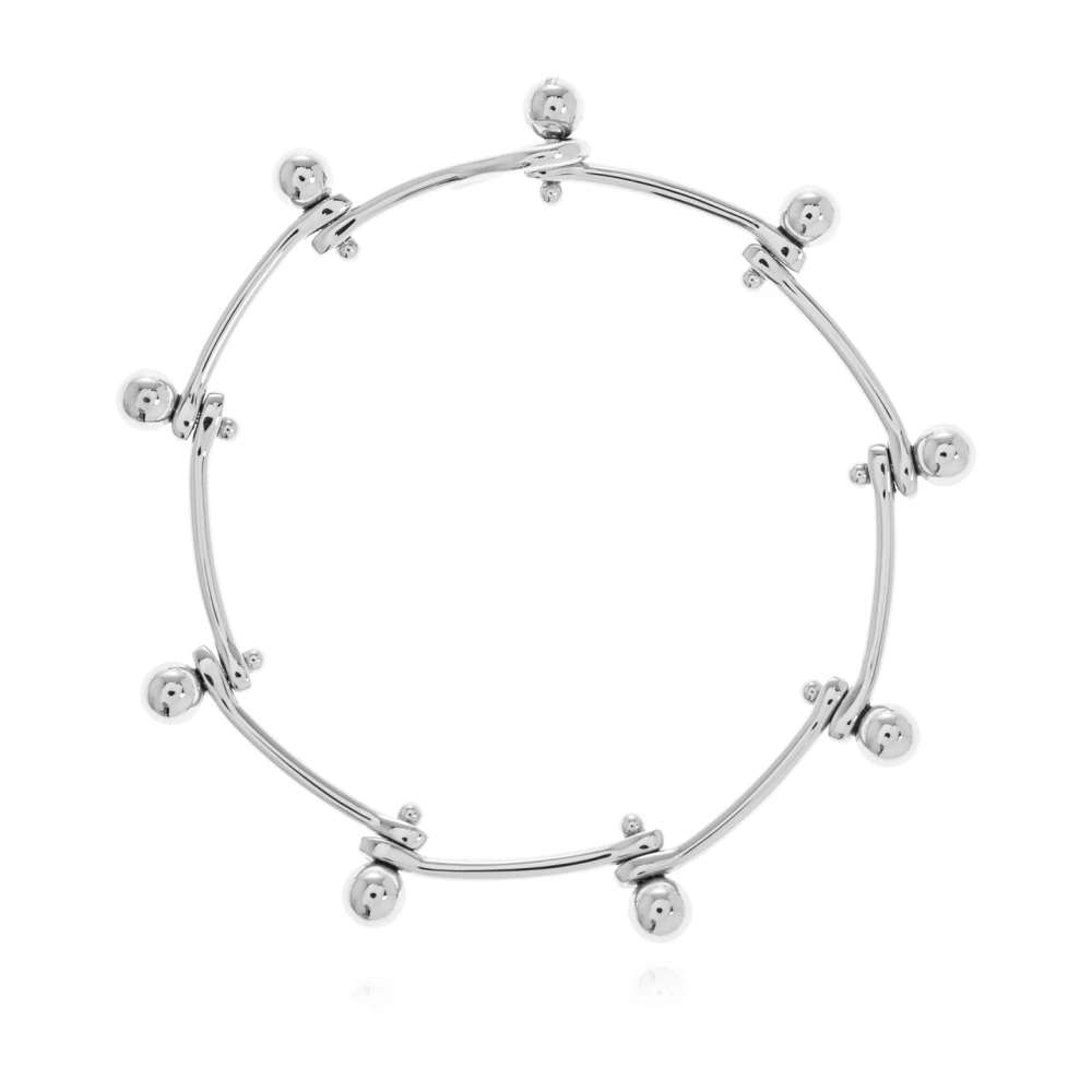 Jil Sander Damen Grau - Messingarmband - Accessories - One Size