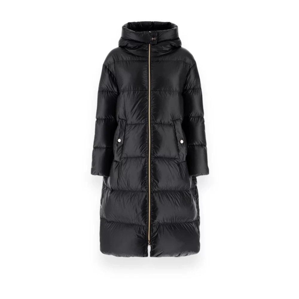 Herno Damen Schwarz - Parka Aus Ultraleicht-Nylon - Coats - K - Xl