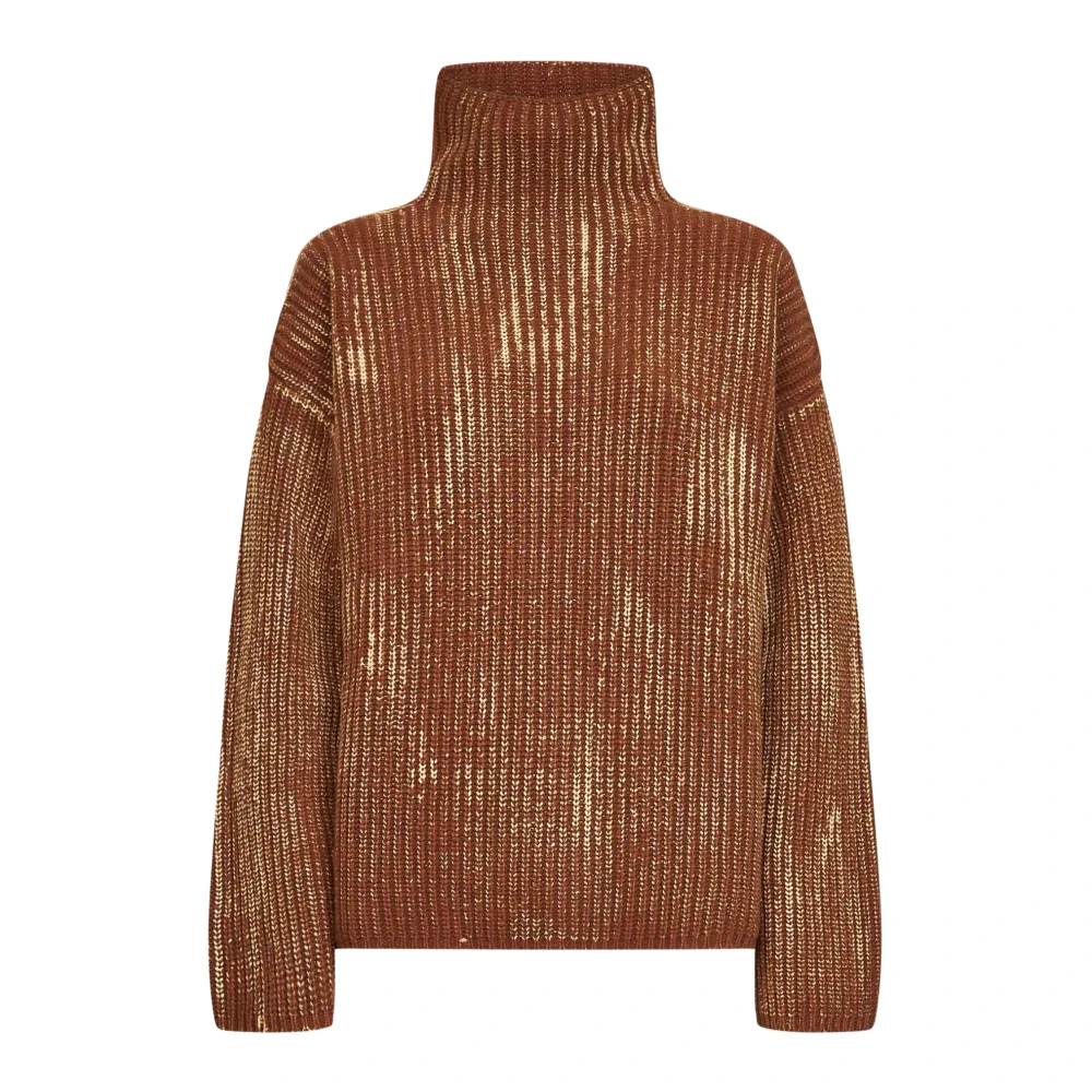 DIESEL | Brown ribbed wool-blend M-Amet sweater | female | M - Bild 4
