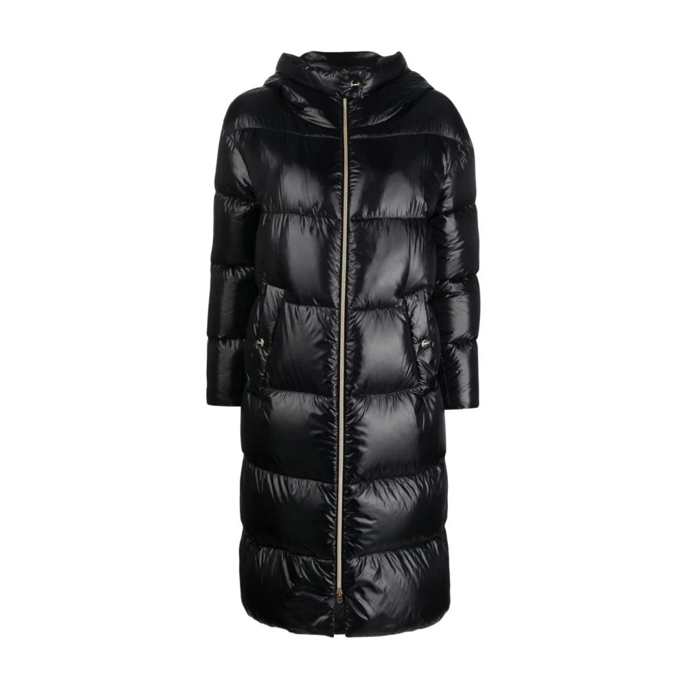 Herno Damen Schwarz - Ultraleichter Nylon Parka - Coats - K - Xs