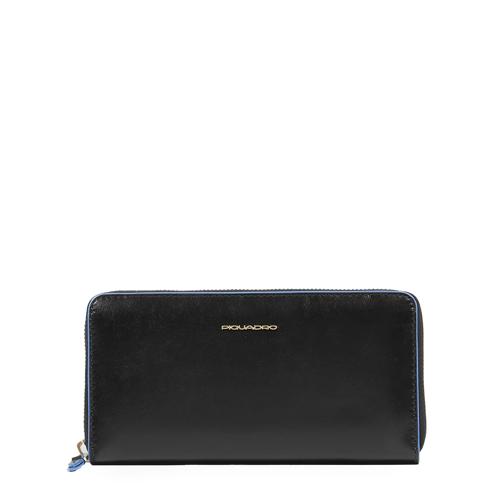Piquadro Damen Schwarz - Zip-Around Geldbörse - Accessories - K -One Size