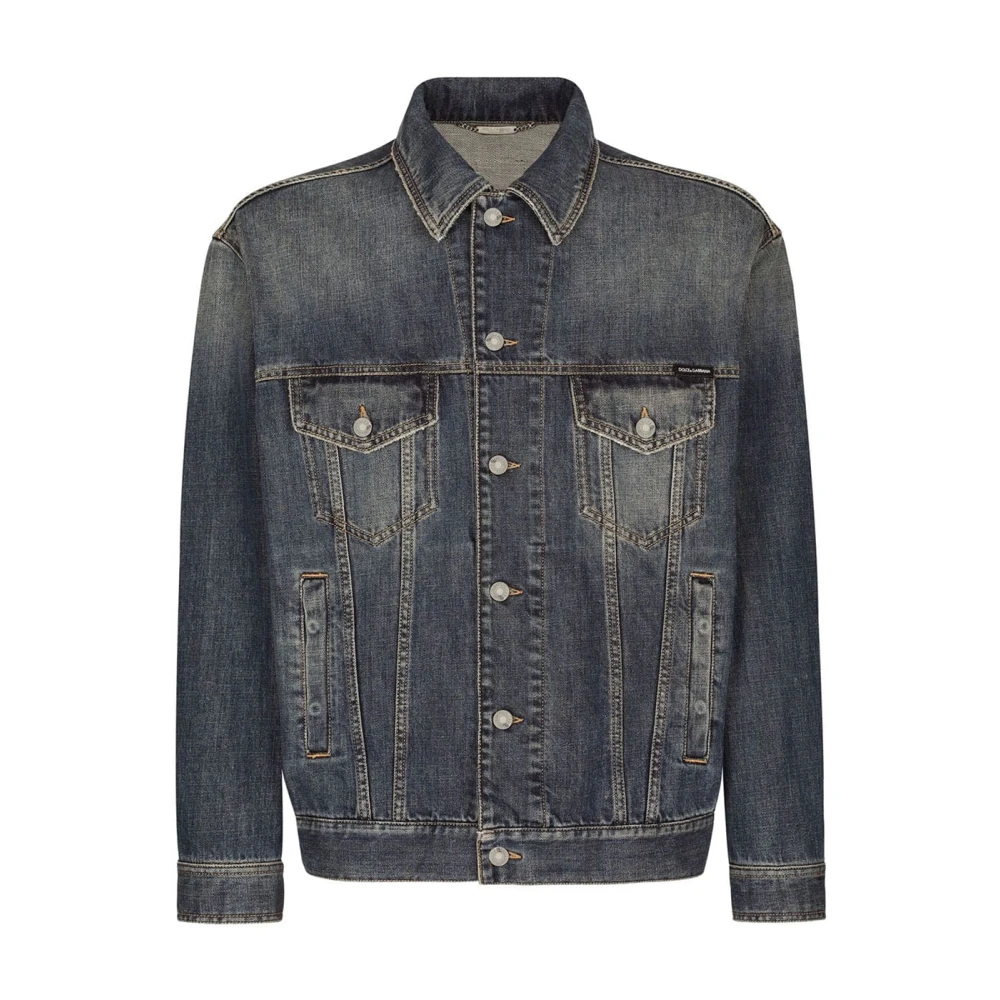 Dolce & Gabbana Herren Blau - Stylische Jacke Für Männer - Jackets - M