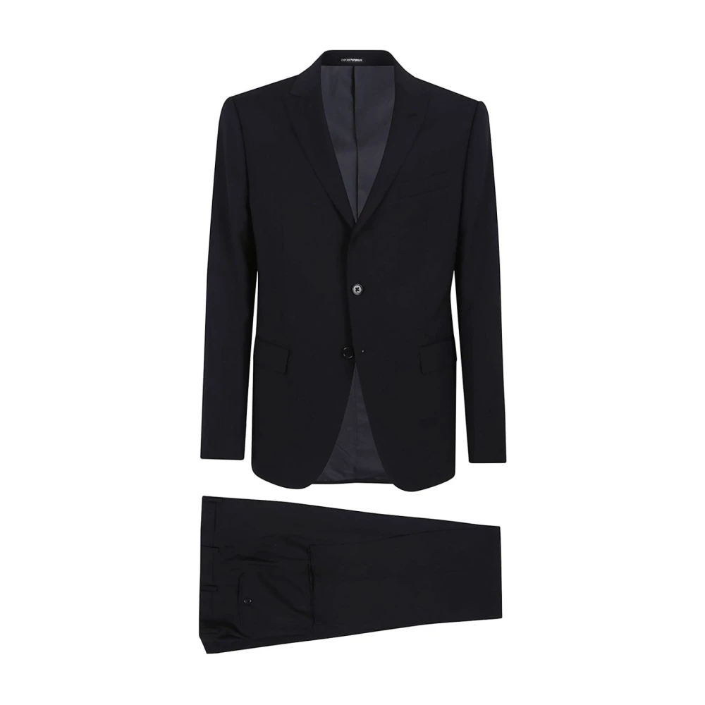 Emporio Armani Herren Blau - Es Anzug Klassischer Stil - Suits - 3XL