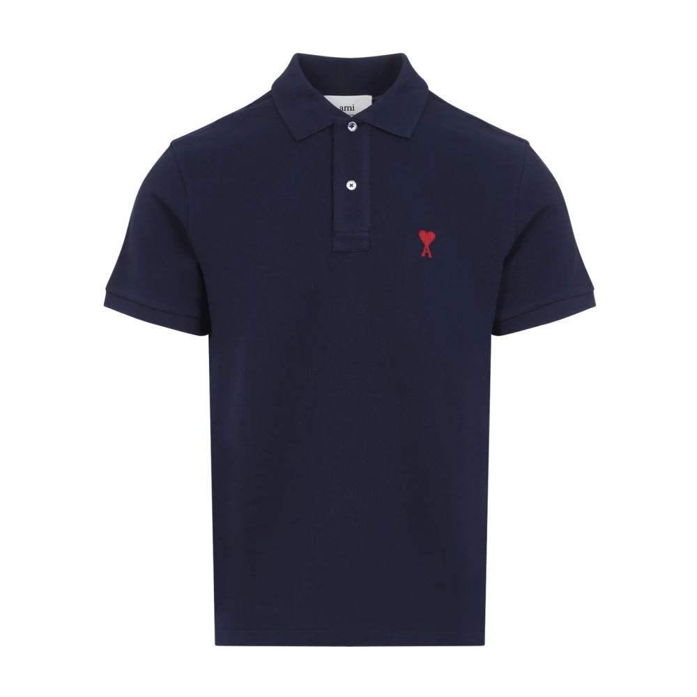 Ami Paris Herren Blau - Es Poloshirt Stilvolle Freizeitkleidung - Tops - S