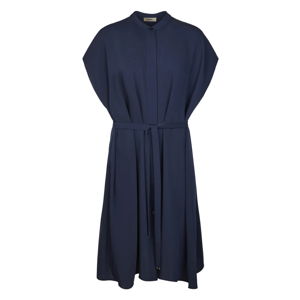 Herno Damen Blau - Hemdblusenkleid - Dresses - Xl