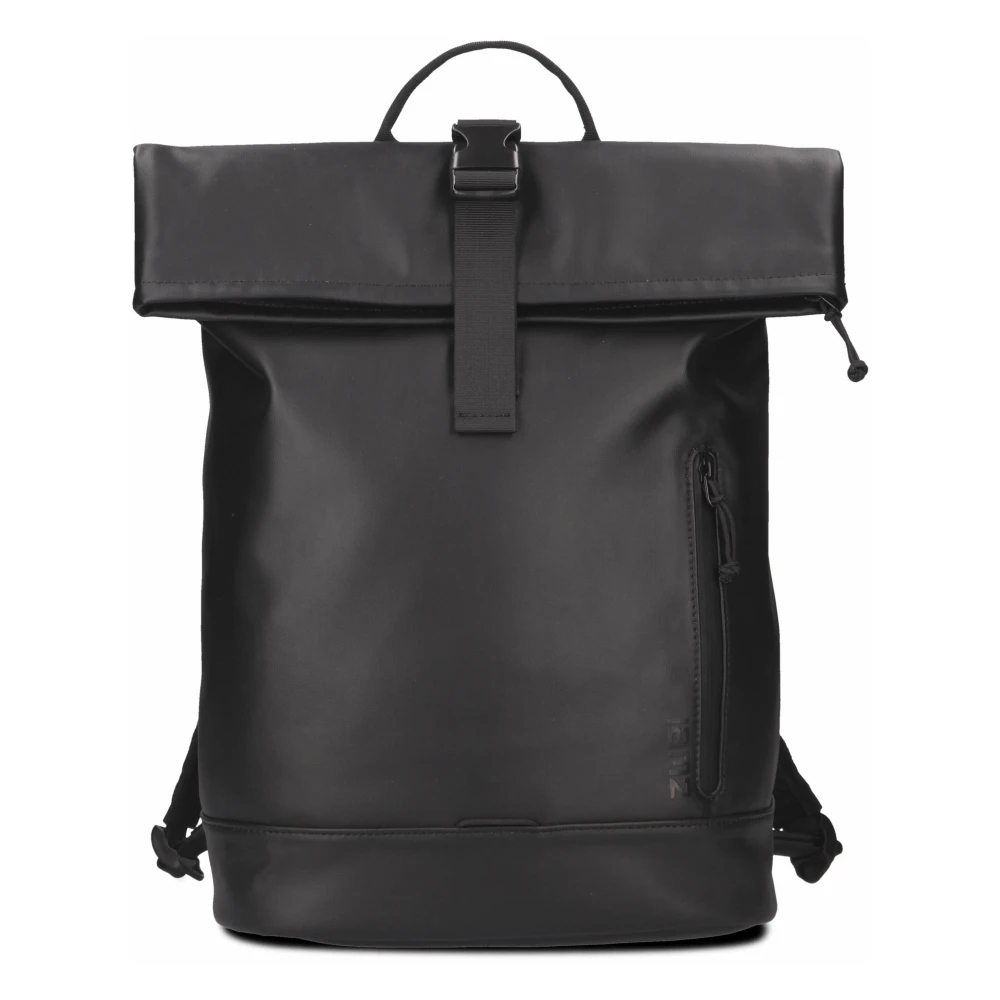 VAN GRAAF Zwei Unisex Schwarz Rucksack Damen Kunstleder One Size - Bild 5
