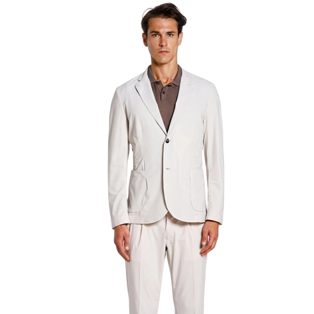 Mason's Herren Beige - Da Vinci Tech Dynamic Blazer - Jackets - 3XL
