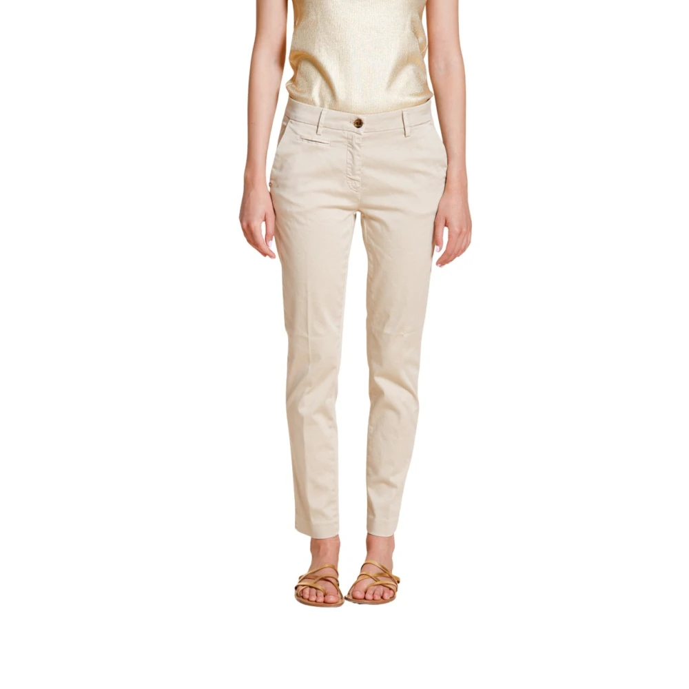 Mason's Damen Beige - New York Slim Chino - Trousers - 2XL