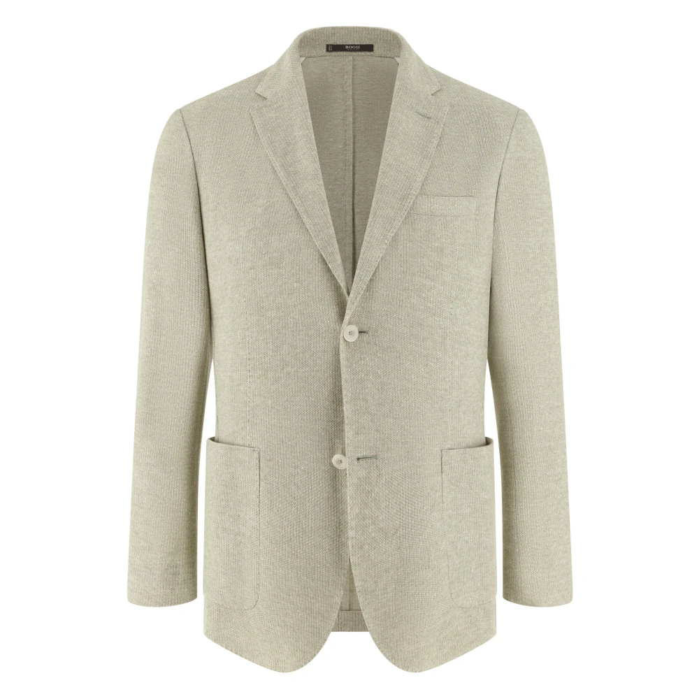 Boggi Milano Herren Grün - B Jersey Micro Textured Jacket - Jackets - 3XL