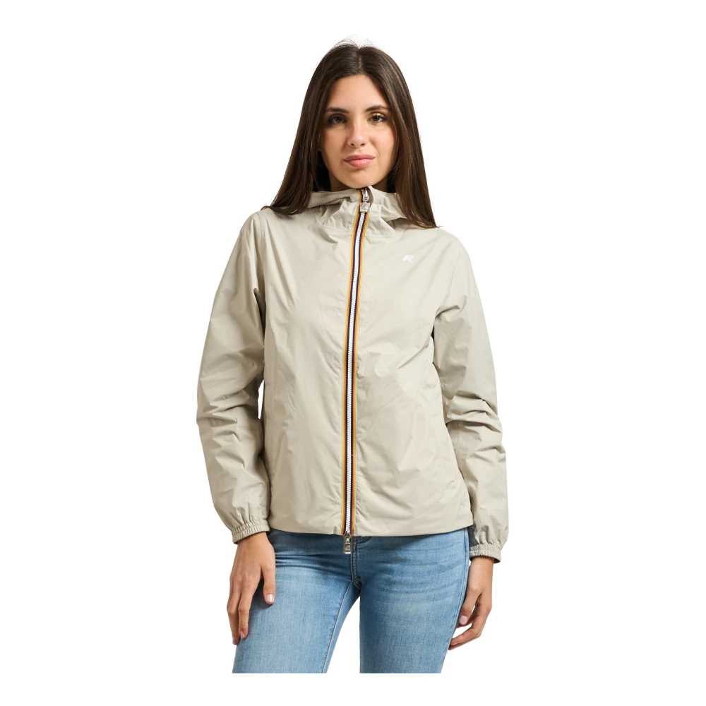 K-Way Damen Beige - Lil 2.0 Plus.2 Reversible Jacke - Jackets - M