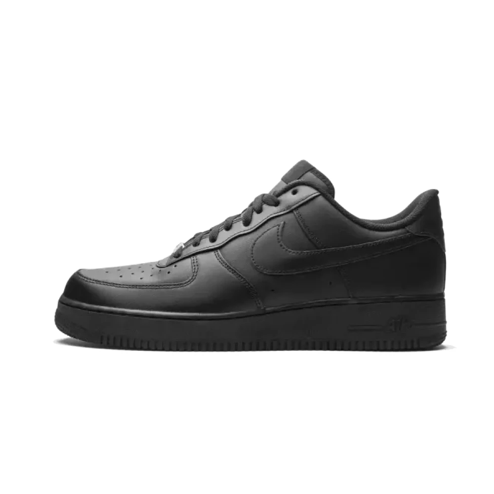 Nike Herren Black,Black Sneakers Air Force 1 '07 Black/ Black Eur Größe 42.5 - Image 17