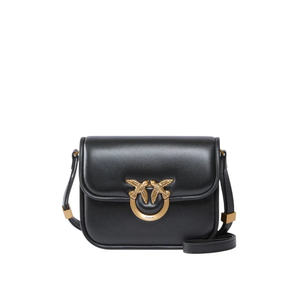 Pinko Damen Schwarz Handtasche Love Box Bag Fl Mini A26l - Bild 3
