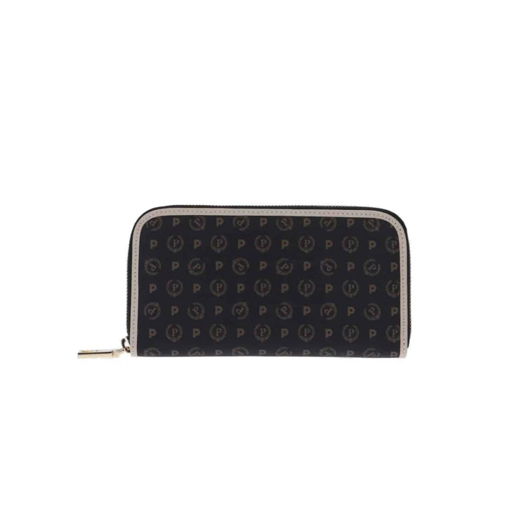 Pollini Damen Schwarz - Heritage Zip Geldbörsen Und Kartenhalter - Accessories - K - One Size