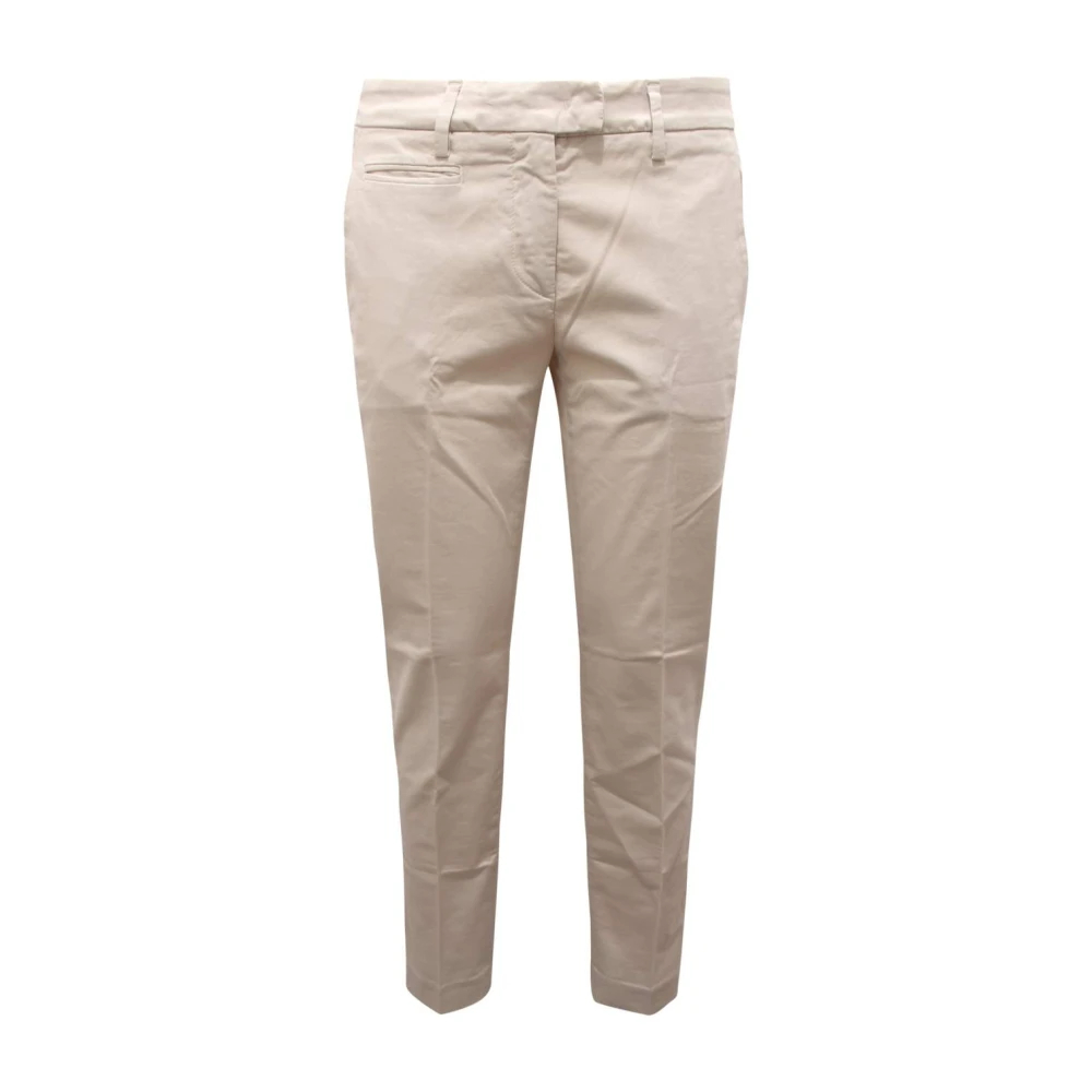 Dondup Damen Weiß - Perfekte Wo Hose Made In Italy - Trousers - W28