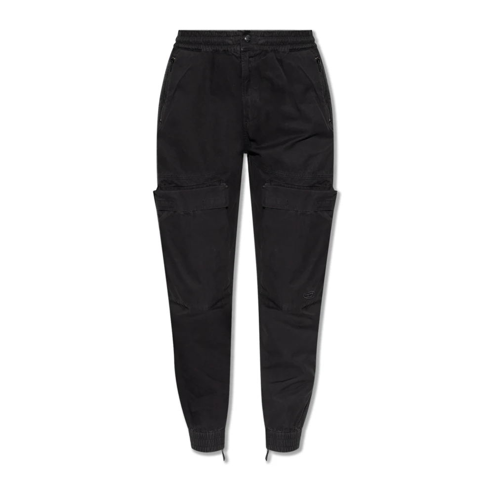 Diesel Damen Schwarz - P-Ride-Q3 Hose - Trousers - K - 2XS