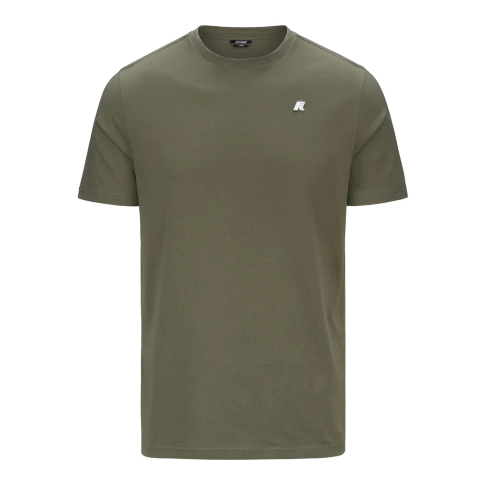 K-Way Herren Grün - E Jersey T-Shirts Und Polos - Tops - M