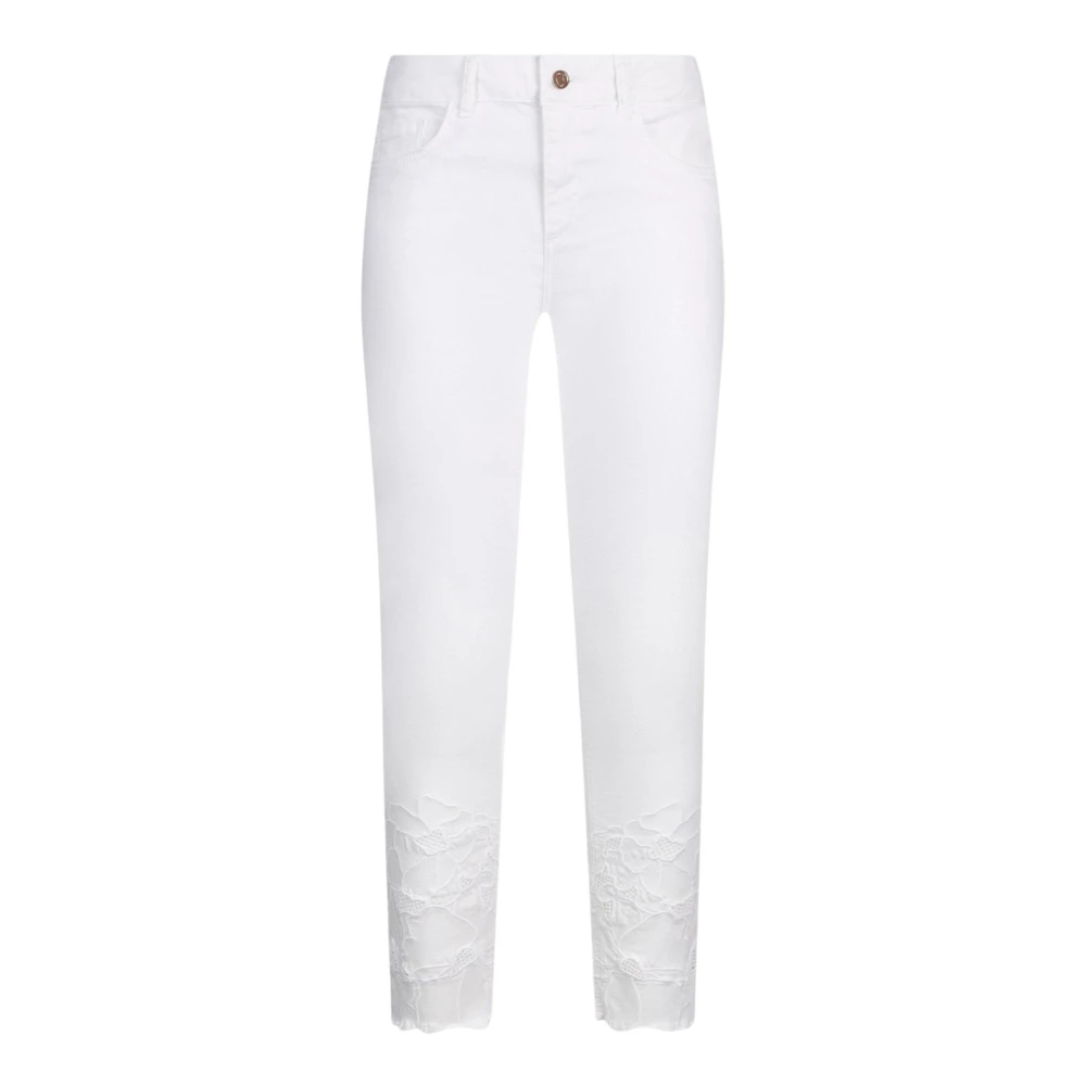 Liu Jo Damen Weiß - B.up Ideal Reg.w. - Jeans - W27