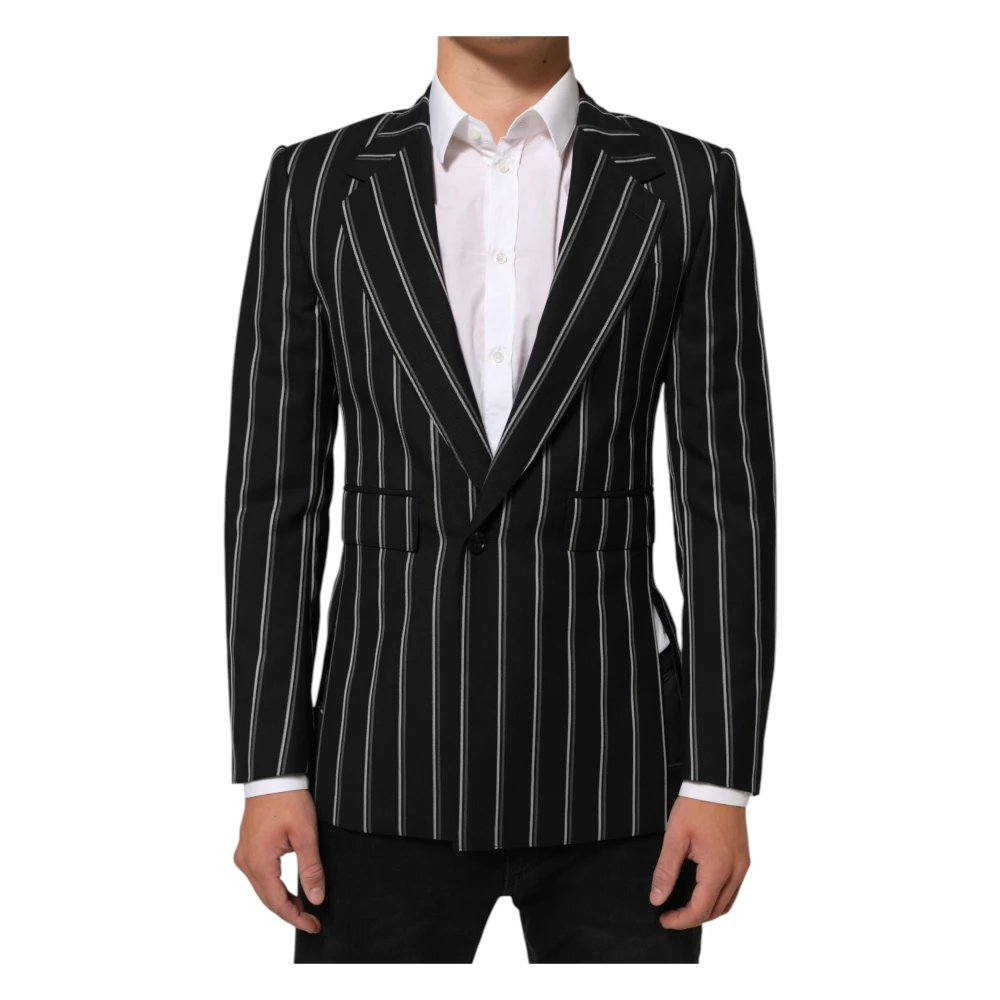 Dolce & Gabbana Herren Schwarz - Sicilia 1 Button Suit Blazer - Jackets - K - S