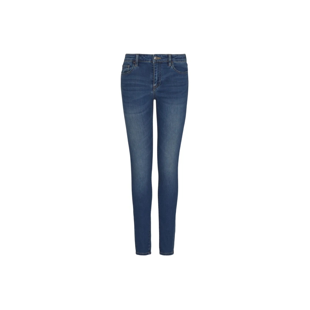 Armani Exchange Damen Blau - Super Skinny Stretch Denim Jeans - Jeans - W24