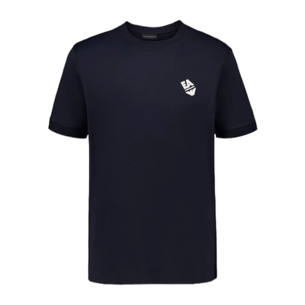 Emporio Armani Herren Blau - Kurzarm T-Shirt 3D1tn31jocz0965 - Tops - 2XL