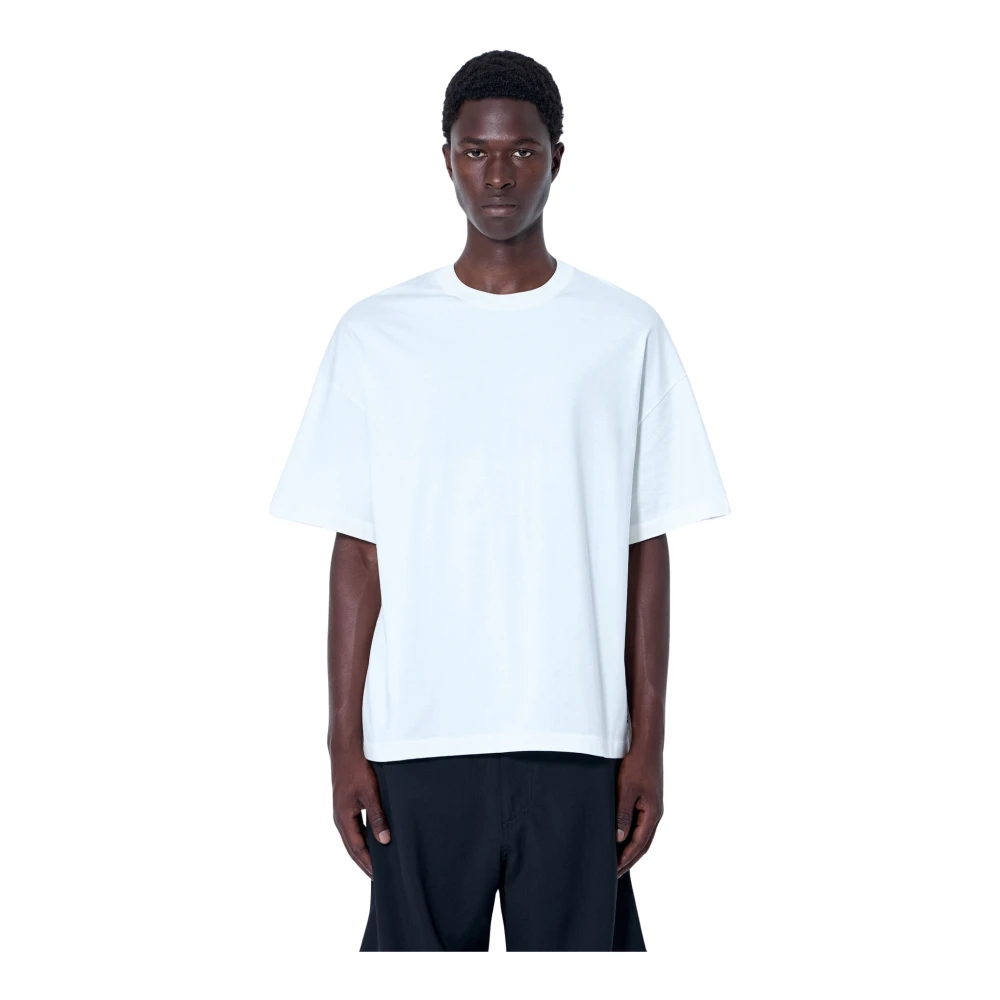 Jil Sander Herren Weiß - Basic Baumwoll-Jersey-Rundhals-T-Shirt - Tops - L